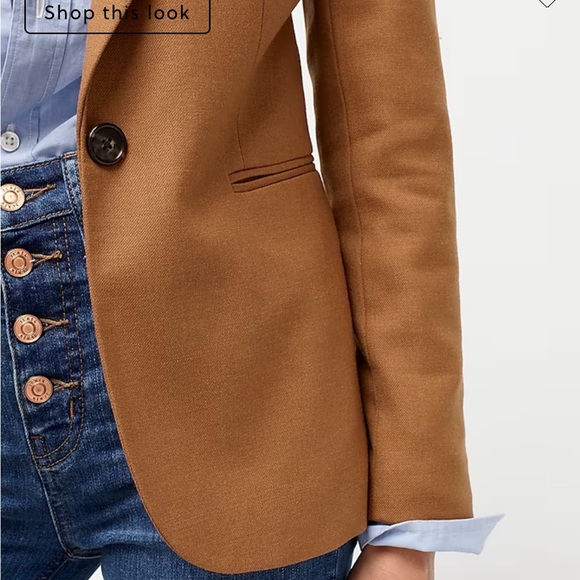 J. Crew Parke blazer in wool flannel, Size 4 - Picture 4 of 12